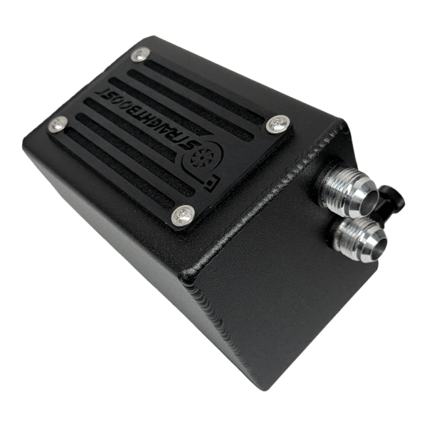 Aluminum Engine Oil Catch Can | Air Oil Separator 1987-1993 Toyota Supra MK3 MKIII Black - Image 2