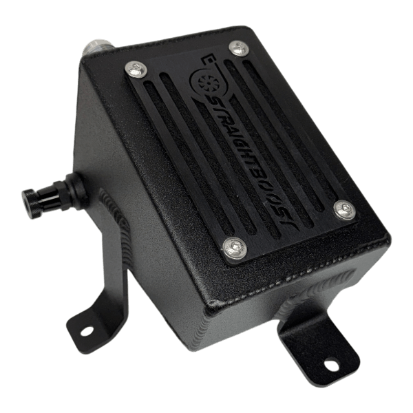 Aluminum Engine Oil Catch Can | Air Oil Separator 1987-1993 Toyota Supra MK3 MKIII Black - Image 4