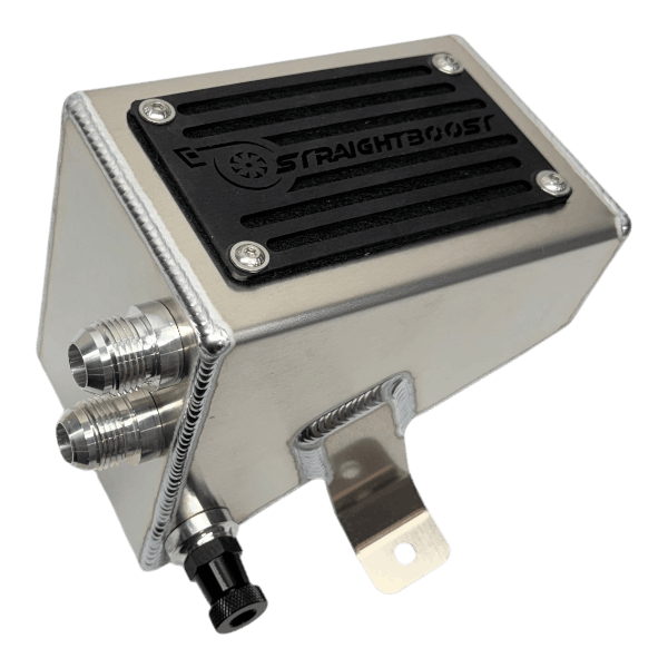Aluminum Engine Oil Catch Can | Air Oil Separator 1987-1993 Toyota Supra MK3 MKIII Raw - Image 2