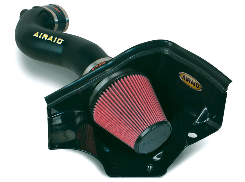 Airaid 05-09 Ford Mustang 4.6L Race Only (No MVT) MXP Intake System w/ Tube (Oiled / Red Media) - Image 4