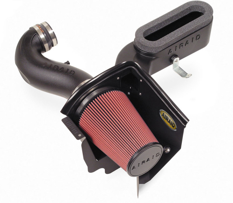 Airaid 06-10 Dodge Charger / 08 Magnum SRT8 6.1L Hemi CAD Intake System w/ Tube (Oiled / Red Media) - Image 4