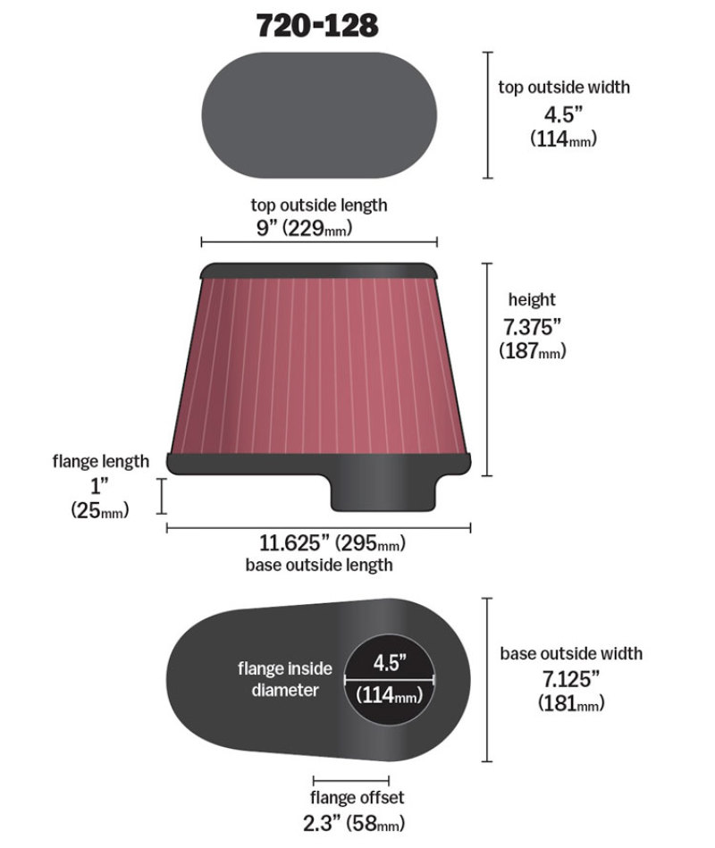 Airaid Dodge 5.9/6.7L DSL / Ford 6.0L DSL Kit Replacement Air Filter - Image 8