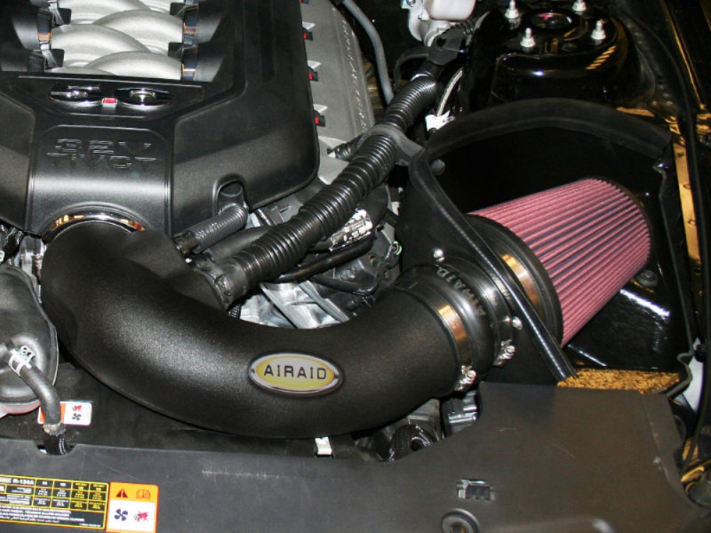 Airaid 11-14 Ford Mustang GT 5.0L MXP Intake System w/ Tube (Oiled / Red Media) - Image 3