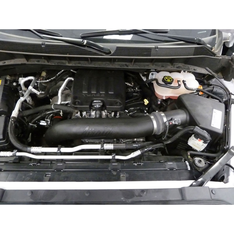 Airaid 19-20 Chevrolet Silverado 1500 L4-2.7L Jr Intake Kit - Oiled / Yellow Media - Image 3