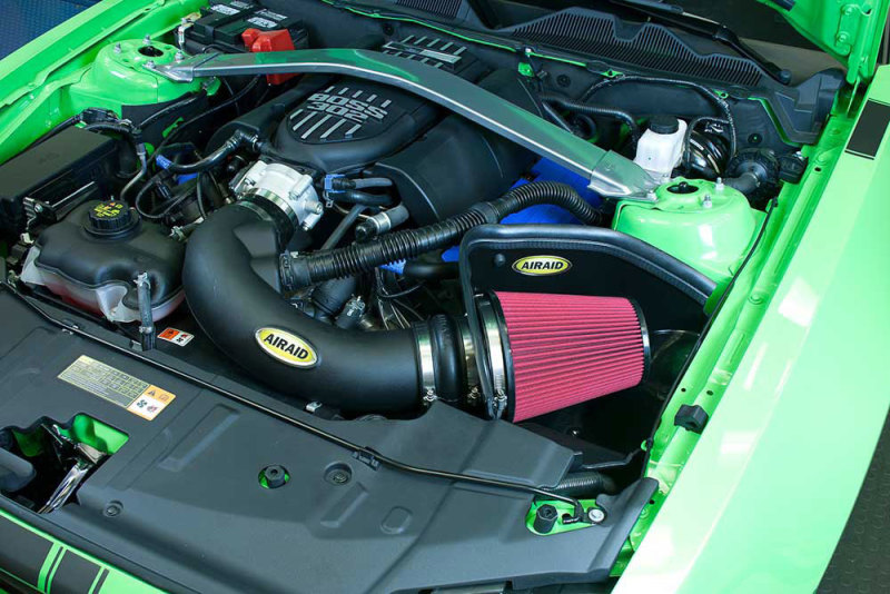 Airaid 12-13 Ford Mustang Boss 302 MXP Intake System w/ Tube (Oiled / Red Media) - Image 8