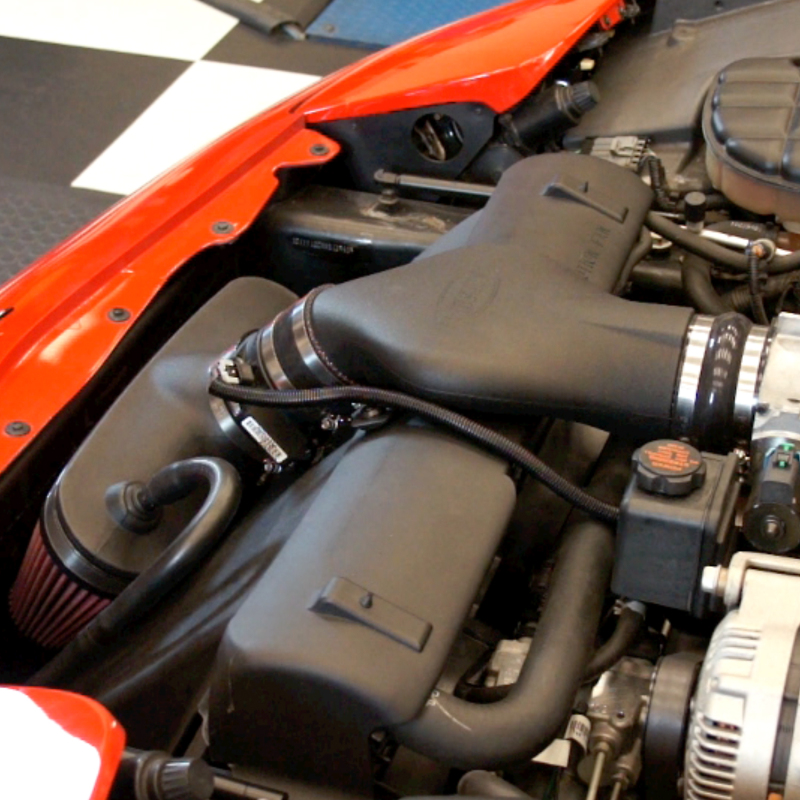 Airaid 01-04 Corvette C5 CAD Intake System w/ Tube (Oiled / Red Media) - Image 5