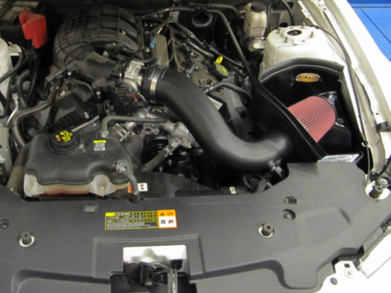 Airaid 11-14 Ford Mustang 3.7L V6 MXP Intake System w/ Tube (Dry / Red Media) - Image 5