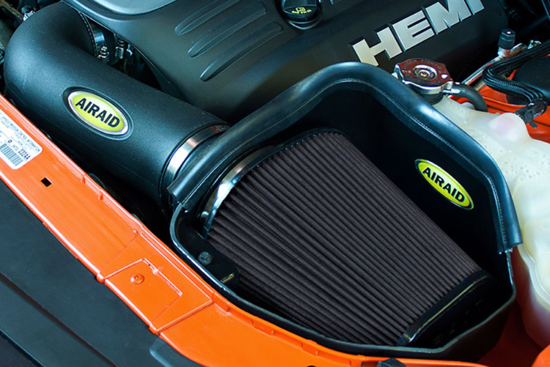 Airaid 11-14 Dodge Charger/Challenger MXP Intake System w/ Tube (Dry / Black Media) - Image 2