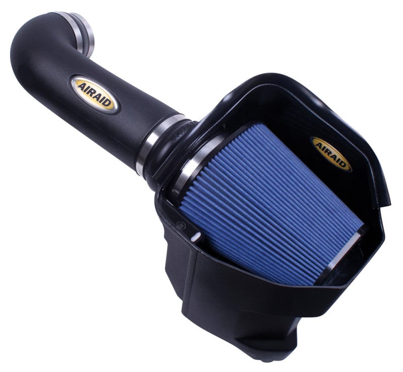 Airaid 11-14 Dodge Charger/Challenger MXP Intake System w/ Tube (Dry / Blue Media) - Image 3