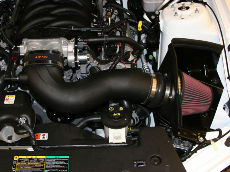 Airaid 05-09 Ford Mustang 4.6L Race Only (No MVT) MXP Intake System w/ Tube (Oiled / Red Media) - Image 2