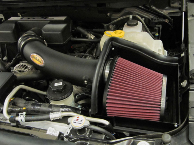 Airaid 10-14 Ford SVT Raptor / 11-13 F-150 6.2L CAD Intake System w/ Tube (Dry / Red Media) - Image 5