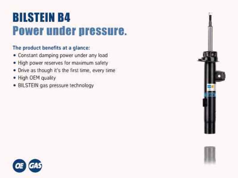 Bilstein B4 OE Replacement BMW M3 E46 Front Right Twintube Strut Assembly - Image 4