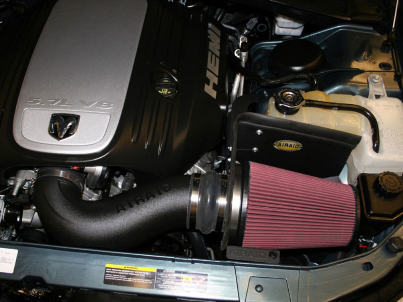 Airaid 06-10 Charger / 05-08 Magnum 5.7/6.1L Hemi CAD Intake System w/ Tube (Dry / Red Media) - Image 5