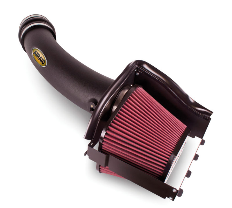 Airaid 10-14 Ford SVT Raptor / 11-13 F-150 6.2L CAD Intake System w/ Tube (Dry / Red Media) - Image 2