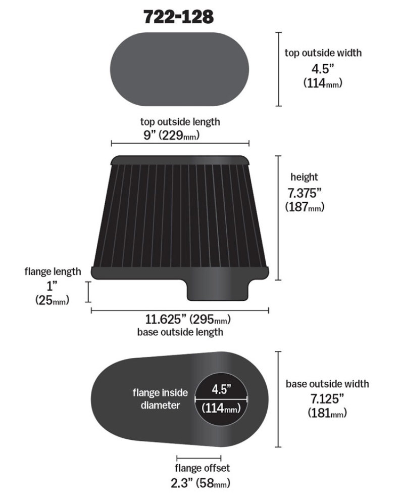 Airaid Dodge 5.9/6.7L DSL / Ford 6.0L DSL Kit Replacement Air Filter - Image 5