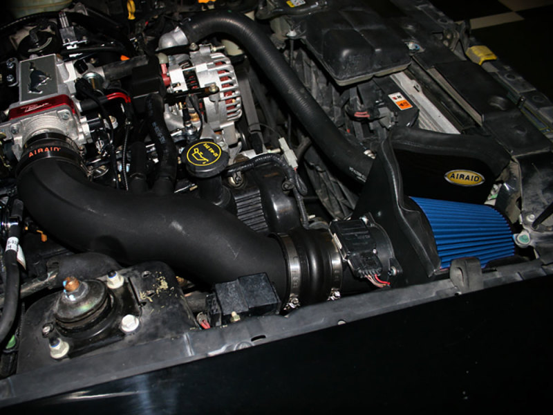 Airaid 99-04 Mustang GT MXP Intake System w/ Tube (Dry / Blue Media) - Image 3
