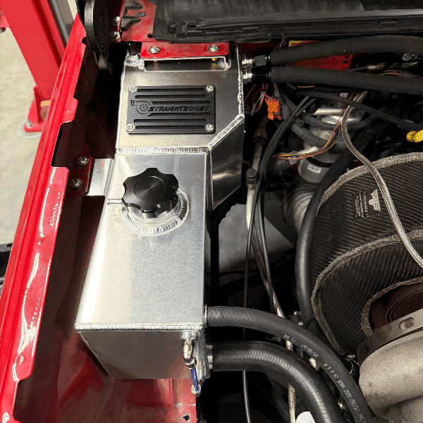 99-07 GM Truck Combo Tank | Engine Coolant Expansion & Air Oil Separator Black - Image 2
