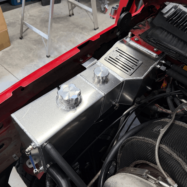 99-07 GM Truck Triple Combo Tank | Engine Coolant Expansion & Air Oil Separator Raw - Image 2
